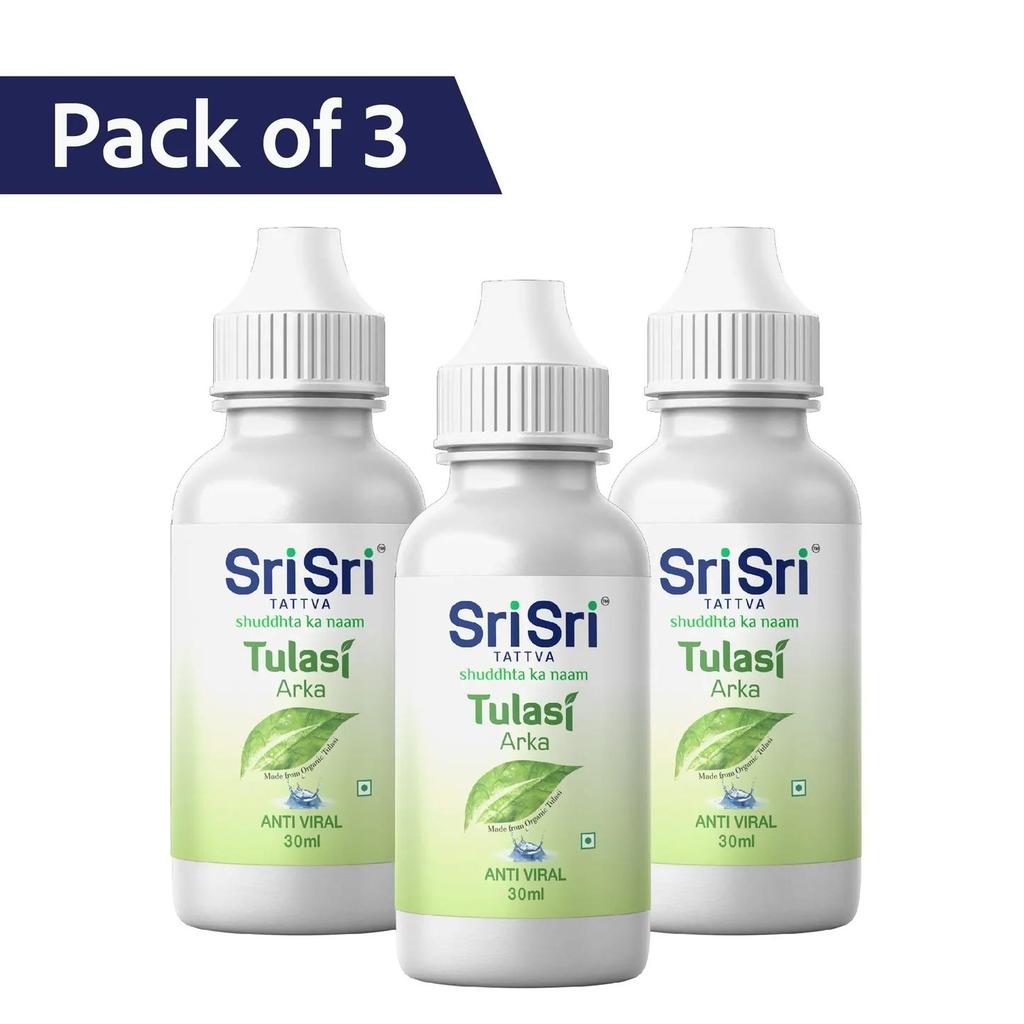 Tulasi Arka - Ayurvedic Anti Viral Drop | Natural Immunity Booster for Adults | Strengthens Respiratory System | 30ml