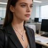 Módní geometrický pamětní náhrdelník pro mazlíčka Pamětní rodinní psi Pendants na popel pro popel a srst mazlíčka