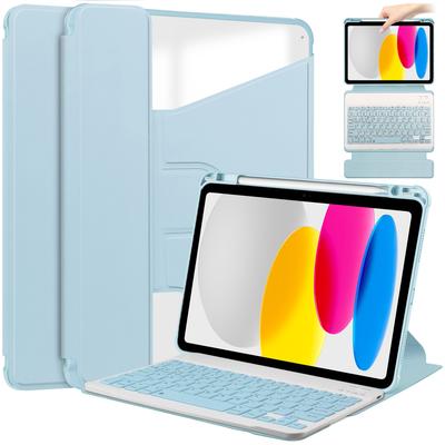 360° Hülle mit Tastatur für Apple iPad 10.9 2022 Gen. 10, 11 2025 A16 Gen. 11