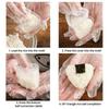 4PCS DIY Sushi Mold Onigiri Rice Ball Food Press Transparent Triangular Sushi Maker Mold Sushi Kit Kitchen Bento Accessorie