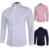 2024 Men's Fashion Long-Sleeve Multicolor Slim Fit Shirt