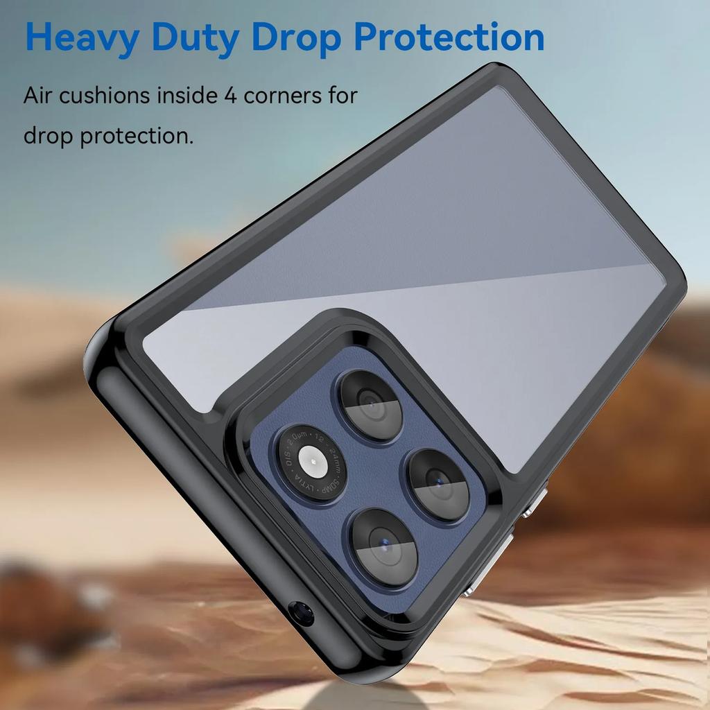 Phone Case For Motorola Moto Edge 60 Fusion, Clear Transparent Phone Case Cover For Motorola Moto Edge 60 Fusion