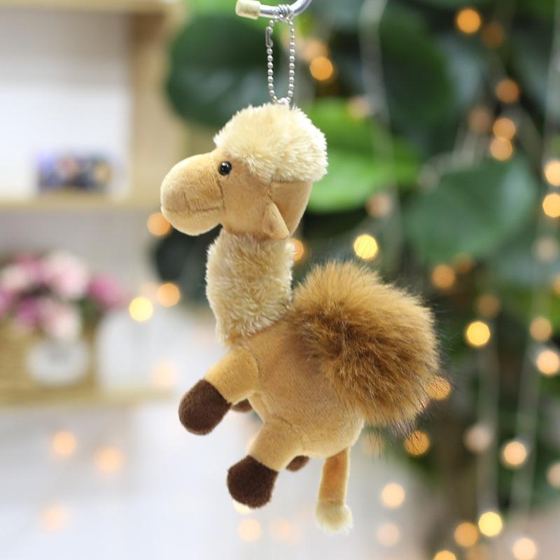 Niedlicher Tier Schlüsselanhänger Anhänger Haarball Kamel Dunhuang Kamel Puppe Xinjiang Gansu Tourismus Souvenir