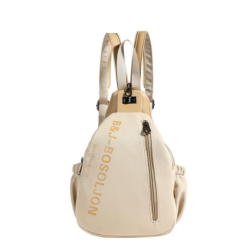 

Рюкзак с буквенным принтом, женская легкая спортивная нагрудная сумка, многофункциональная дорожная сумка хаки