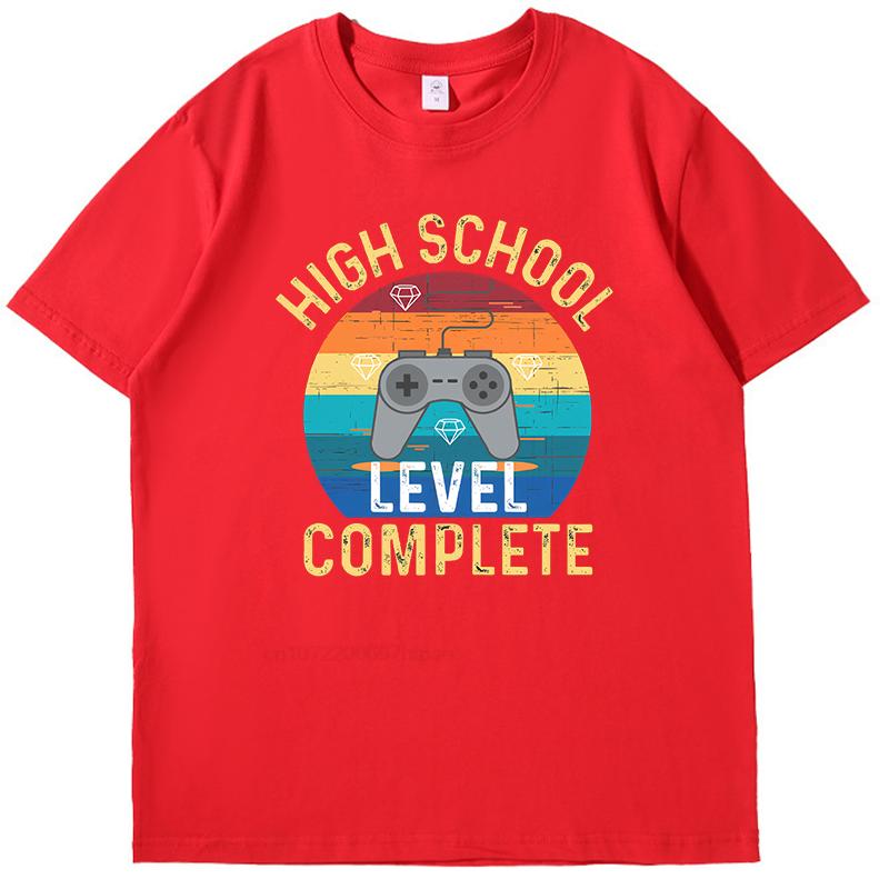High School Level Complete Gamer Tshirt Summer Tops Tshirt New Arrival Goods New Shirts And Tshirts Cotton Mens Tshirts