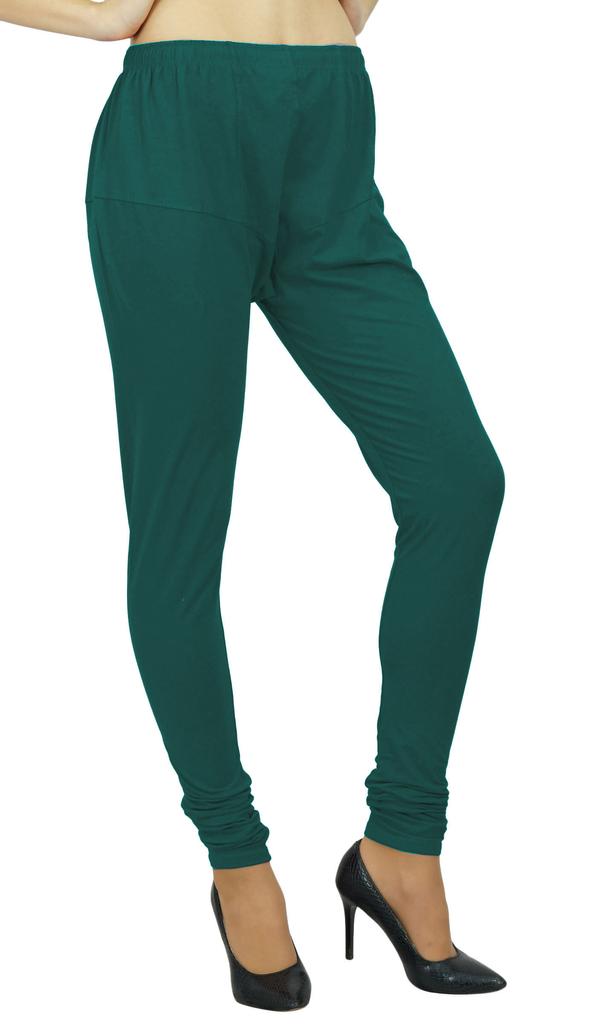 Atasi Women's Full Length Soft Cotton Leggings Stretchy Bottom Pants Free