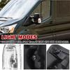 Side Mirror Indicator Light Fit For Ford Transit 150 250 350 350HD 2015 2016 2017 2018    (Left And Right) Side Mirror Turn Signal Lights Lamp Lens