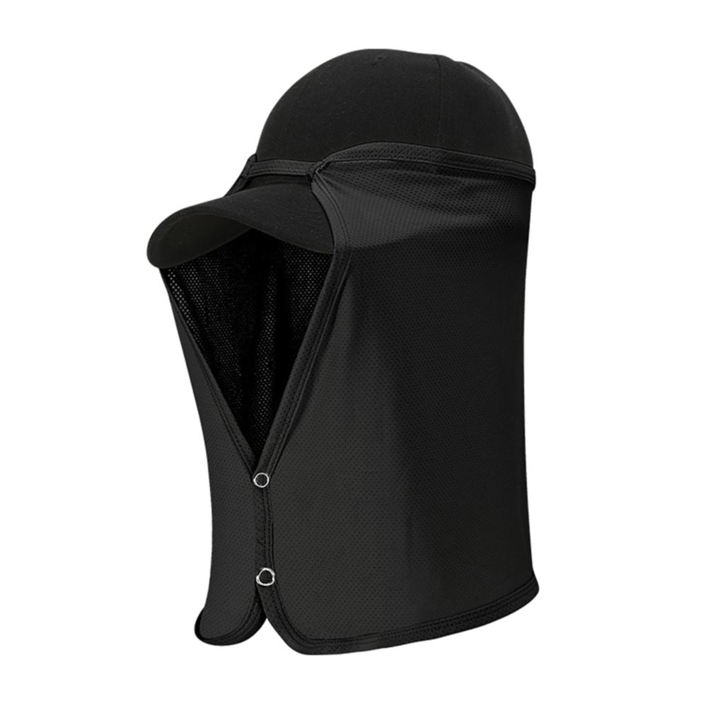 

1-5 шт. Летняя кепка-козырек от солнца, быстросохнущая маска для защиты лица и шеи, дышащая шляпа от солнца для занятий спортом на открытом воздухе, гольфа, пеших прогулок 1PCS чёрный