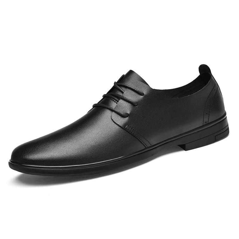Lederschuhe Herren Sommer Leder atmungsaktiv Businesskleid Herrenschuhe Schnürschuhe vielseitig Freizeitschuhe Herren