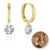 Hanging Earrings Gold Plated 14K Silver S925 Women's Jewelry