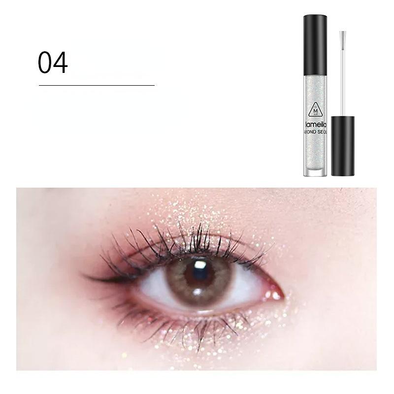 

Жидкий хайлайтер Mermaid Ji Super Glitter, жидкие тени для век, не снимающие макияж, детские джазовые тени для век Apple Jelly, макияж