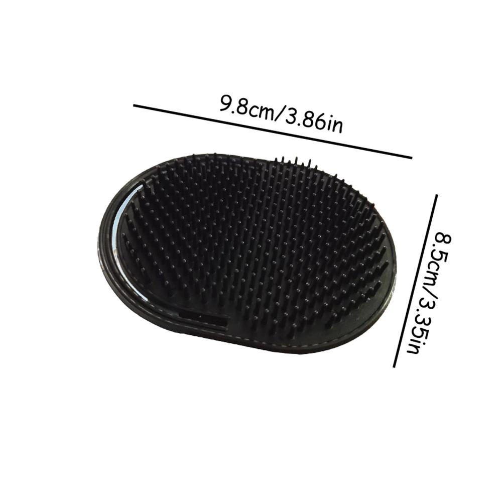 1PC Men Hair Comb Brush Scalp Massage Beard Brush Black Shampoo Brush Set Finger Hair Comb Travel Portable Pocket Hair Tools