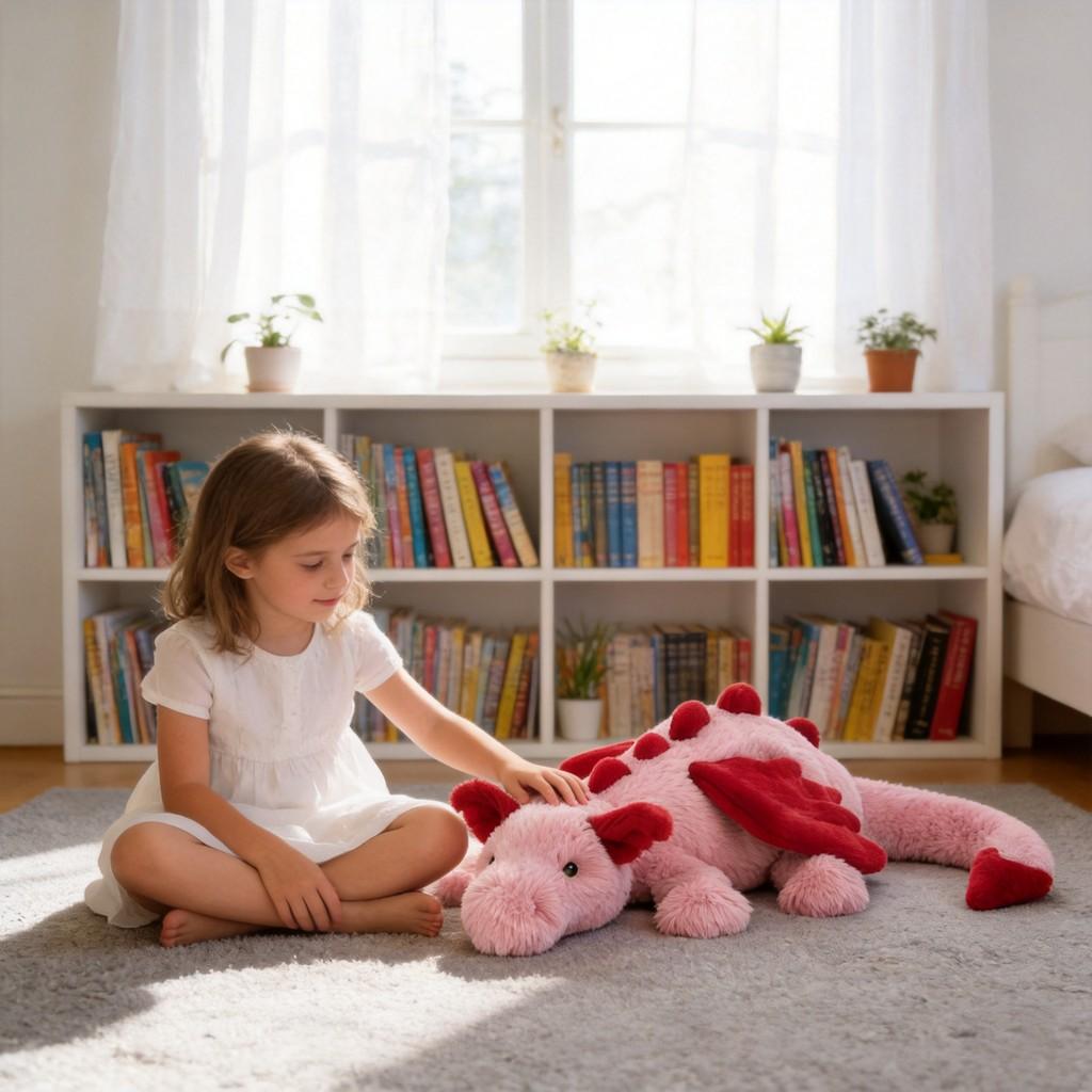 Flying Dragon Plush Toy With Crystal Super Soft Fabric For Kids And Collectors