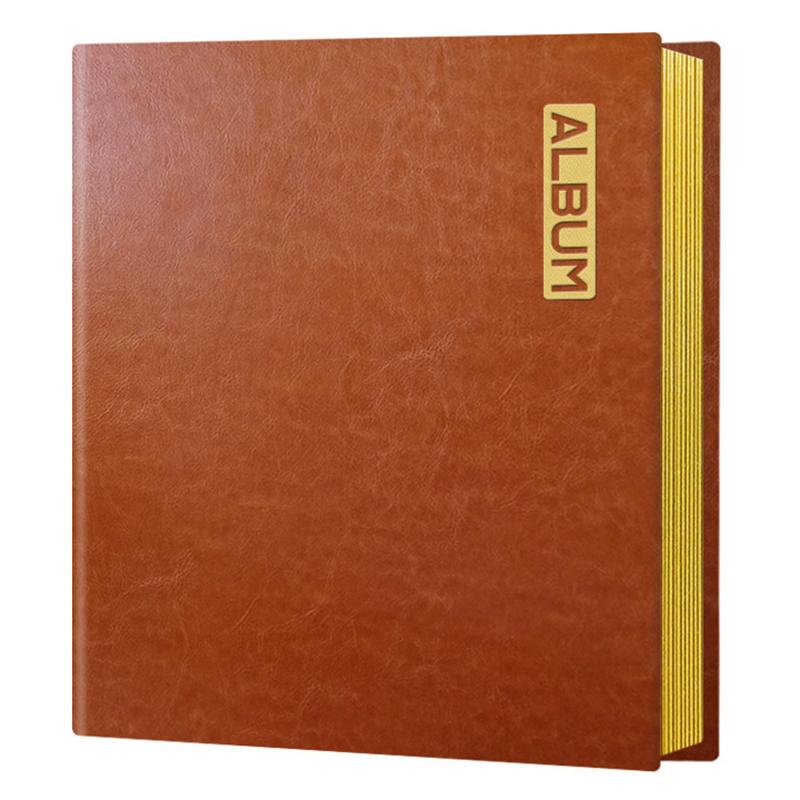A4 Self-Adhesive Album Commemorative PU Leather Photo Album with 20 Inner Pages