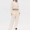Adidas Originals Premium Essentials Half-Zip Plain Knit Sweater Women Tops Wonder-White II8043