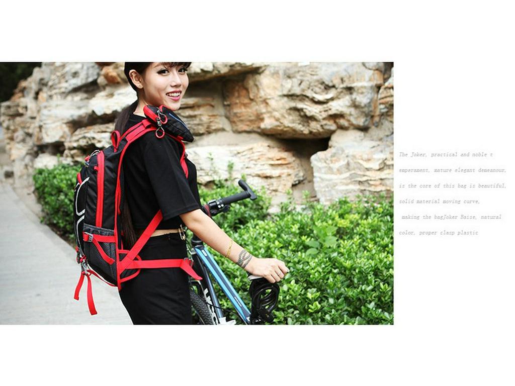 Men's Breathable Water-Repellent Hydration Cycling and Running Backpack