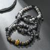 Handcrafted Agate Lava Stone Beaded Bracelet For Yoga And Travel Gifts