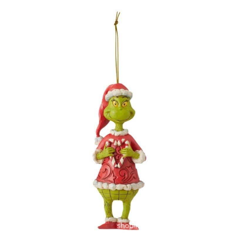 Green 2023 Unique Monster Cartoon Holiday Hanging Decorations For Joyful Christmas Decor