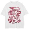 T-shirt Streetwear con Grafica Anime Cotone Unisex Top Magliette Estiva Maniche Corte(1)