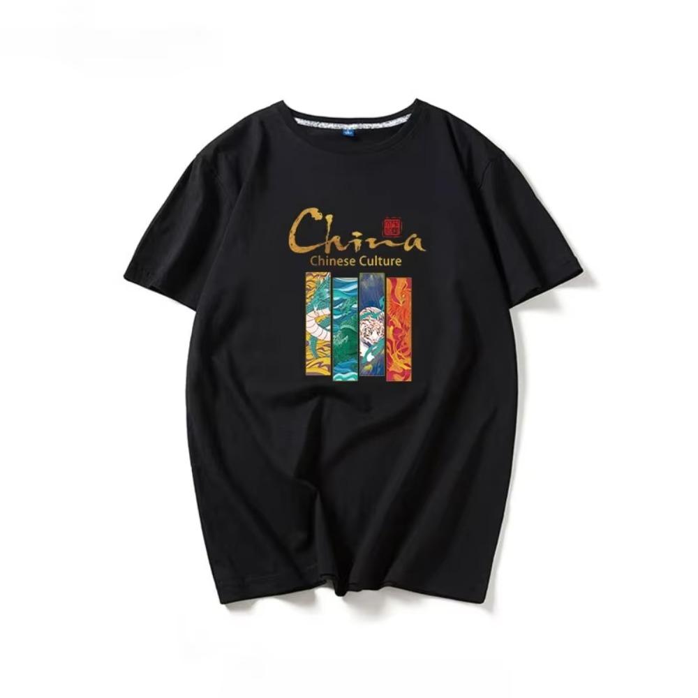 

2024 Summer Fashion Brand T-shirt for Men s White Pure Cotton Short sleeved Men s Round Neck Loose Large Half sleeved Couple Top S чёрный