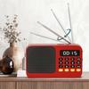 Handlicher Wiederaufladbarer Digitaler USB-MP3-Player Tragbares Radio Musikplayer Lautsprecher Geräte Zubehör Mit LED-Display Radio