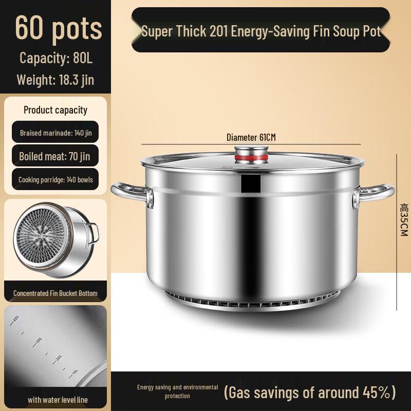 RSRDDY Commercial Anti-Stick Stainless Steel Brine Bucket