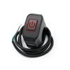 22mm Motorcycle Retrofit Switch Headlight Horn Control On/Off With LED Display Light Switch Button Handlebar Mount