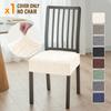 1/4pcs Nordic Dining Chair Seat Covers Anti-dirty Stretch Chair Cushion Covers Non-Slip Seat Slipcover for Hotel Restraurant