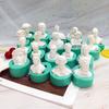 3D Portrait Sculpture Silicone Flexible Food Safe Mould Clay Resin Ceramics Candy Fondant Candy Chocolate Soap Mould