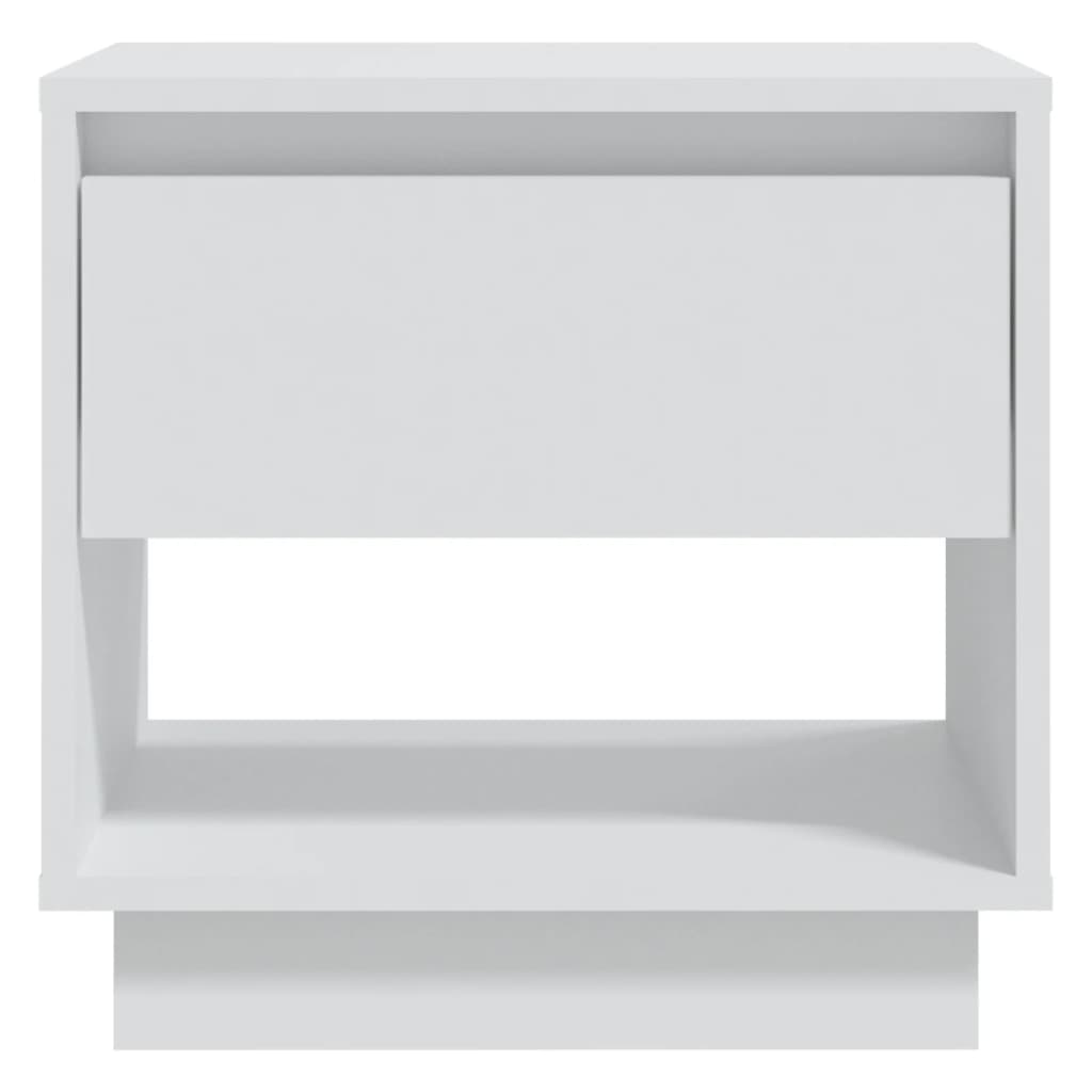 Nightstand White 45 x 34 x 44 cm Engineered Wood