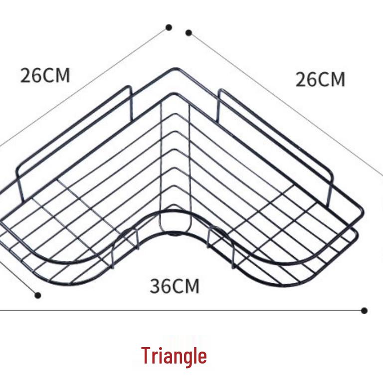 

Настенная полка-органайзер для душа в ванной комнате без сверления для дома и общежития Default