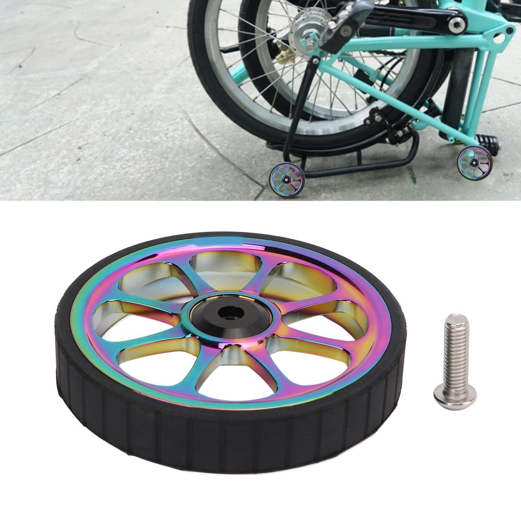 Aluminum Alloy Folding Bike Easy Wheel 82mm Widened Bea Easy Wheel for 3sixty Folding Bike