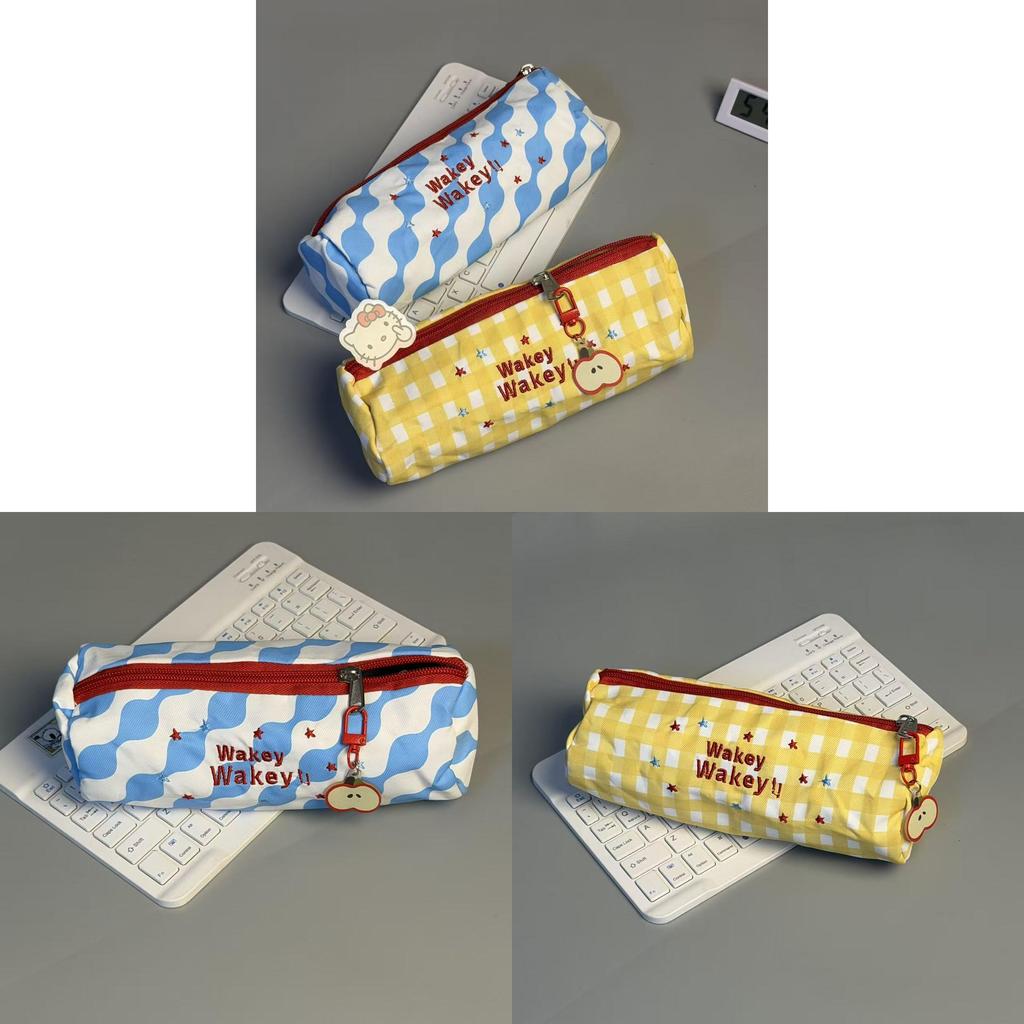 Cute Embroidered Pencil Case With Large Capacity For Students And Teens
