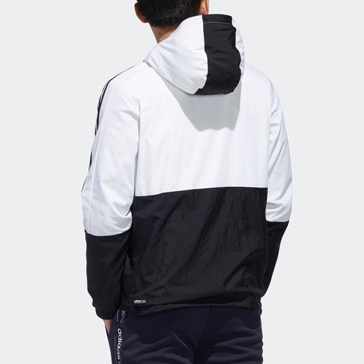 adidas Neo Casual Sports Hooded Jacket White Men's GM2296