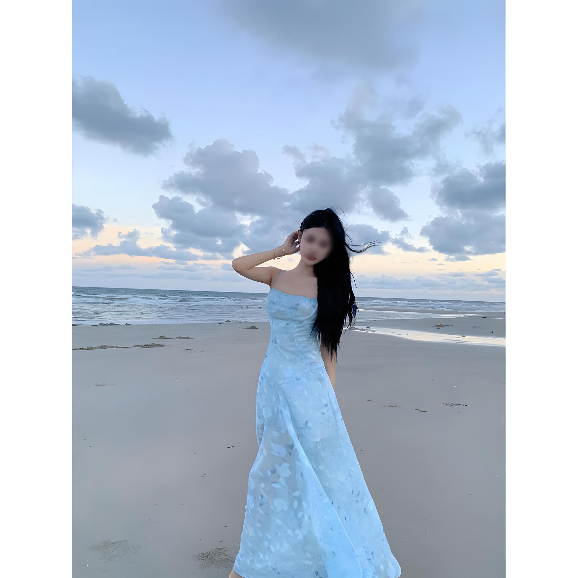 

Floral dress small lace princess tutu female summer S- (can be worn within 45kg) синій