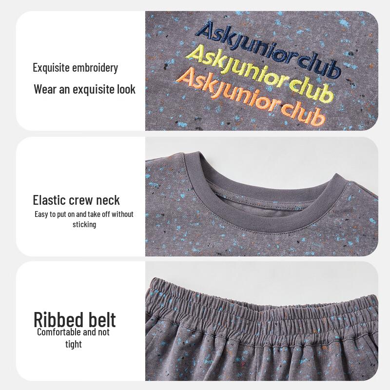 ASK JUNIOR Boys' Tie-Dye T-Shirt & Shorts Set