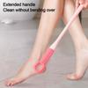 Fußschleif Zehenzwischenraum Reinigungsbürste Weiches Silikon Hornhaut Peeling Bürste Fußpflege Werkzeug