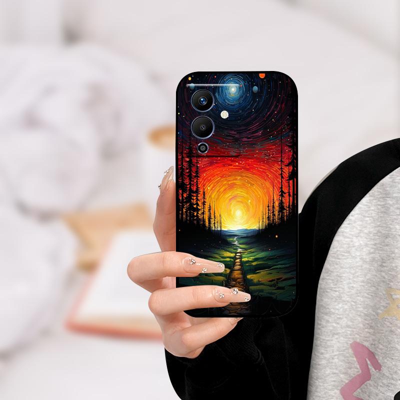 Für infinix NOTE 12 PRO 5G Hülle X671B TPU Wolf Katze Silikon Stoßfänger Abdeckung für Infinix Note 12 Pro 5G Handyhülle Note12 Pro 5G