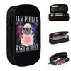 Funny I Am Pibble Dog Puppy Pencil Case Kids Vintage Pencil Bag Custom Back To School Pencil Cases Supplies Gift Idea