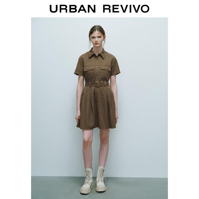 

UR Women s Retro Belted Mini Dress XS