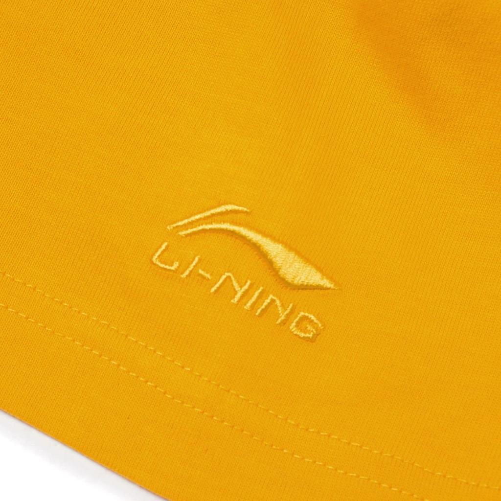 Li Ning Disney T Shirt Unisex Citrus Orange Yellow AHSSB89-2