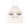 1Pc Bronzing Eyelash Pattern Apron Eyelash Extension Tools Cotton Grafted False Eyelash Apron Cleaning Kitchen Apron Bib