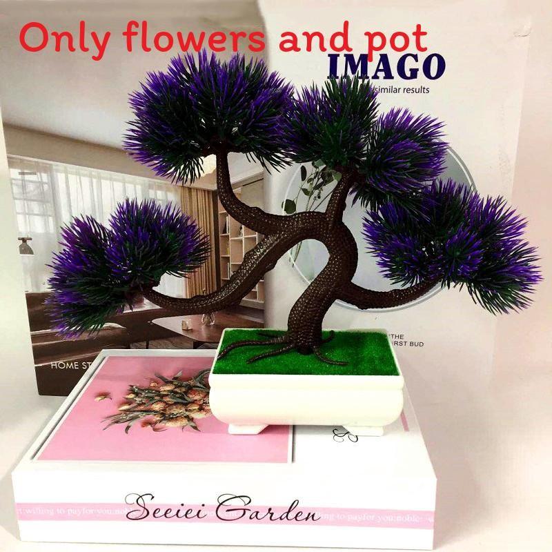 Simulated Dragon Claw Pinus Hwangshanensis Green Plants Potted Decor Desktop