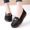 Women Moccasins Penny Loafers Casual White Nurse Footwear Summer Hole Driving Walking Shoes Plus Size