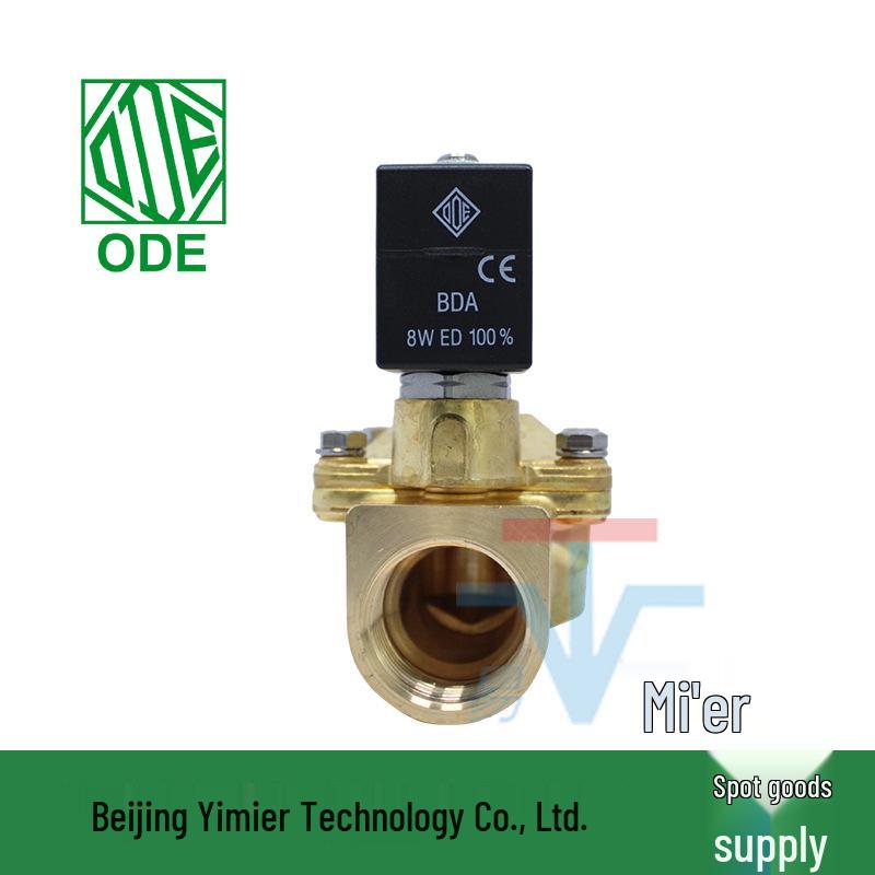Italy Ode 24V Solenoid Valve 21W4ZB250 - Two-Position, Two-Way, Normally Closed.