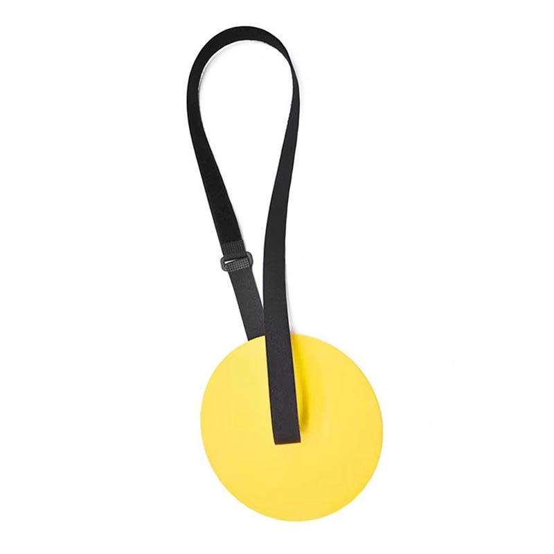 

Adjustable Soccer Training Targets Portable Football Goal Practice Boards For Shooting Drills Durable TPE Material жёлтый