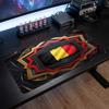 Belgium Football Crest Mouse Pad, Extended Non Slip Rubber Desk Mat for Gaming Office Laptop Fan Gift