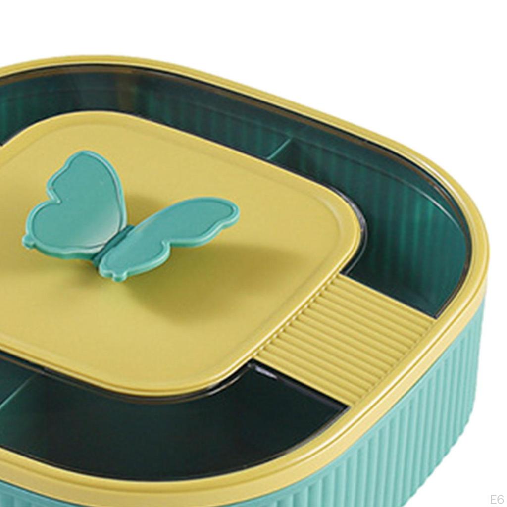 Divided Serving Tray Candy and Nut Container Organizer Bowl Reusable Dishes