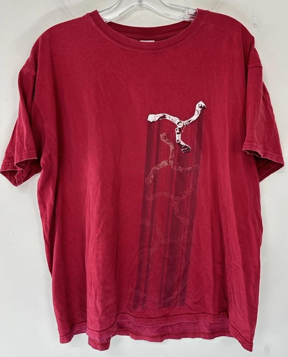 2011 Rage Video Game Promo T-shirt iD Bethseda Xbox 360 PS3 Men’s Size LARGE Red M