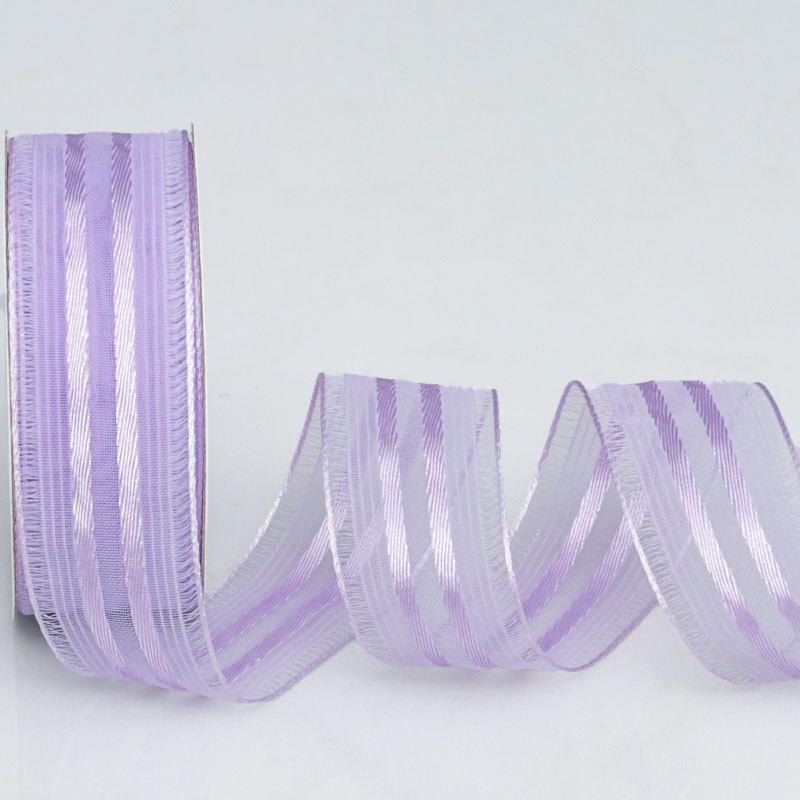 Elegant and Exquisite Vertical Transparent Mesh Ribbon Handmade DIY Flower Cake Gift Hair Decoration Bow Colorful Ribbon Crafts Making Ribbons